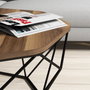 Hanah Home Mesa de Centro Diamond - Walnut